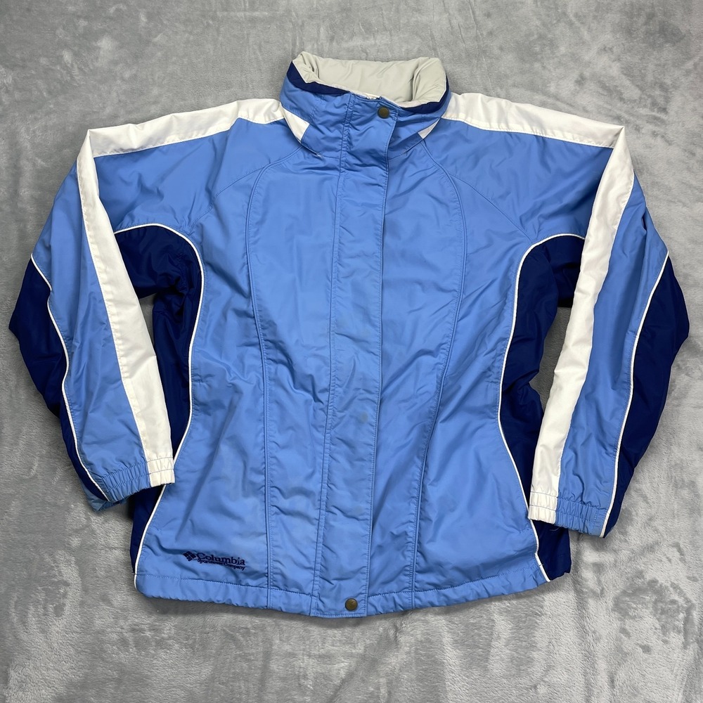 Columbia Sportswear Core Interchange Jacket Womens XL Blue Long Sleeve‎ Full Zip